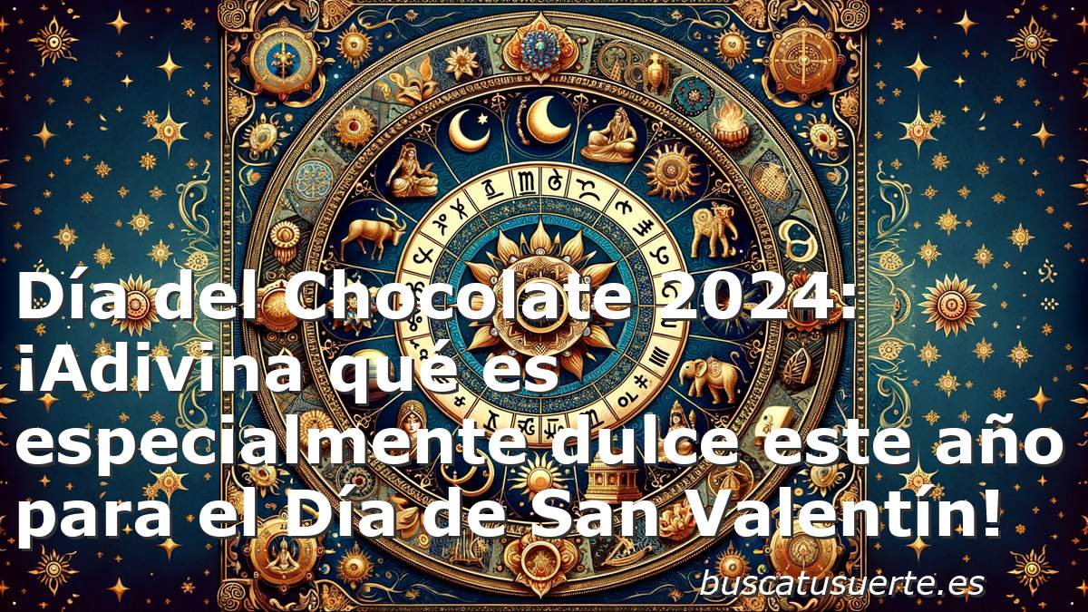 Día del Chocolate 2024 ¡Adivina qué es especialmente dulce este año